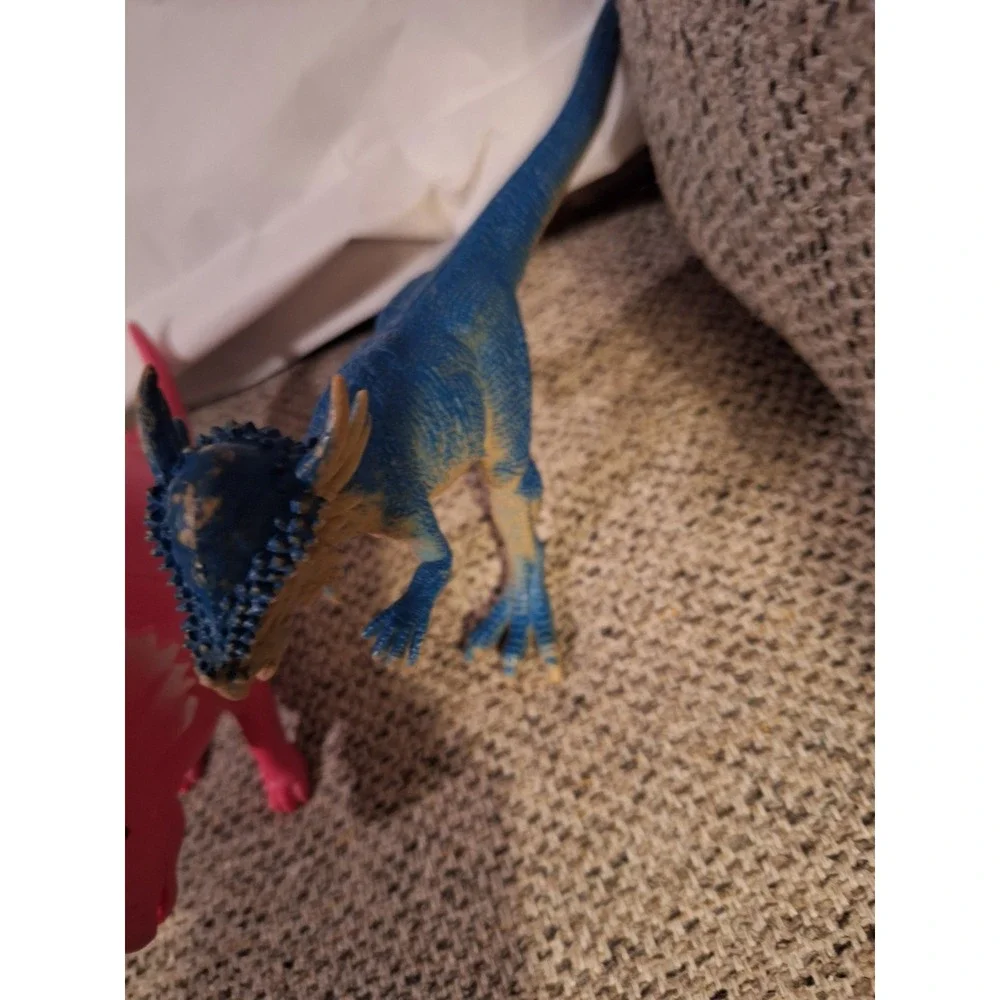 Plastic Dinosaur Lot‎ of 5 Prehistoric Mixed Sizes & Brands Dinosaur Toys Loose